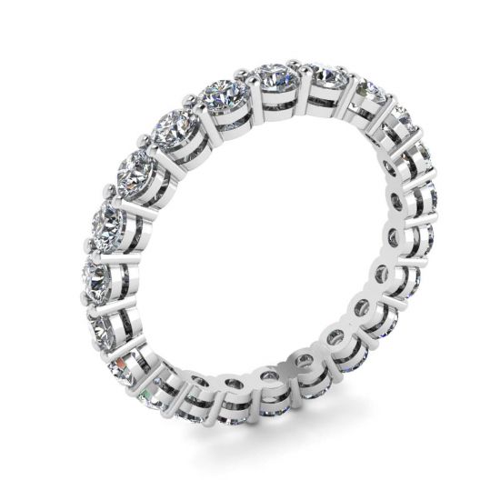Klassischer 3 mm Diamant-Eternity-Ring,  Bild vergrößern 4