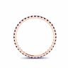 Riviera Pavé-Saphir-Eternity-Ring aus Roségold, Bild 2