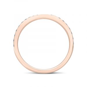 Pavé-Ring im Schleifenstil mit rundem Diamant 3446-R - Foto 1