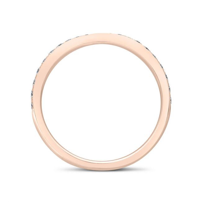 Pavé-Ring im Schleifenstil mit rundem Diamant 3446-R - Foto 1