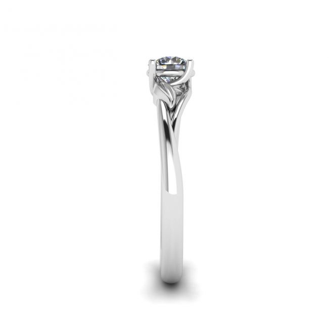 Von der Natur inspirierter Diamant-Verlobungsring - Foto 2