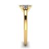 6-Krappen-Marquise-Diamantring aus 18 Karat Gelbgold, Bild 3