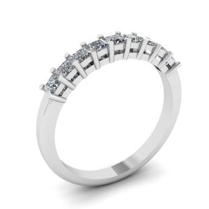 Ring mit 9 quadratischen Prinzessinnendiamanten - Foto 3