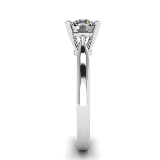 Klassischer Diamantring mit einem Diamanten, More Image 1