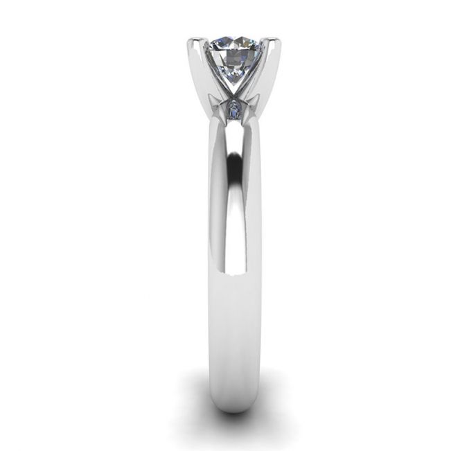 Solitär-Diamantring in V-Form - Foto 2