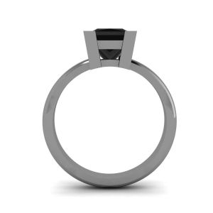 Schwarzer Diamant-Ring mit schwarzem Rhodium - Foto 1