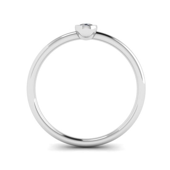 Kleiner Ring mit Birnendiamant La Promesse,  Bild vergrößern 2