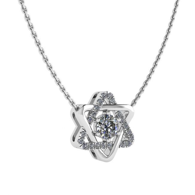 Diamant-David-Stern-Anhänger - Foto 1