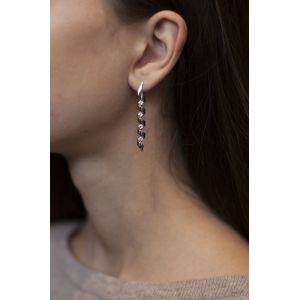 Lange Ohrringe mit Diamanten 0,88 ct – Ruban-Kollektion - Foto 1