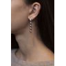Lange Ohrringe mit Diamanten 0,88 ct – Ruban-Kollektion, Bild 2