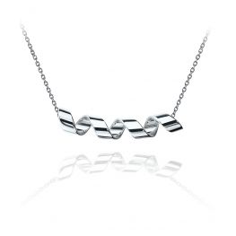Smile-Halskette aus 18 Karat Weißgold – Ruban-Kollektion