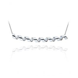 Big Smile-Halskette mit Diamanten und Seeperlen – Ruban-Kollektion