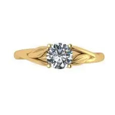 Von der Natur inspirierter Diamant-Verlobungsring