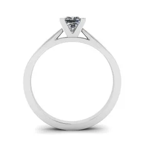 Futuristischer Diamantring im Princess-Schliff - Foto 1
