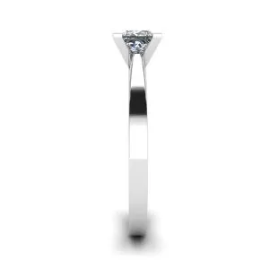 Futuristischer Diamantring im Princess-Schliff - Foto 2