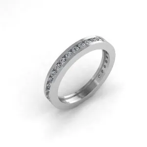 Eternity-Diamantring in Kanalfassung - Foto 2