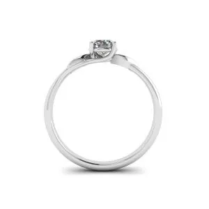 Von der Natur inspirierter Diamant-Verlobungsring - Foto 1
