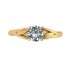 Von der Natur inspirierter Diamant-Verlobungsring