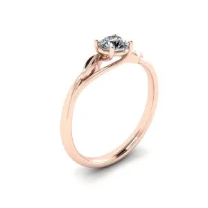 Von der Natur inspirierter Diamant-Verlobungsring - Foto 3