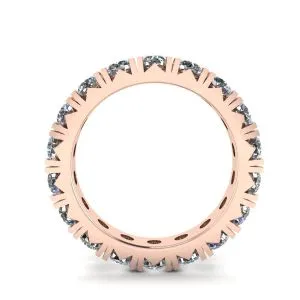 3 Karat Ewigkeitsdiamantband aus 18 Karat Roségold - Foto 1