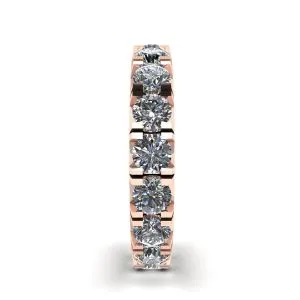 3 Karat Ewigkeitsdiamantband aus 18 Karat Roségold - Foto 2