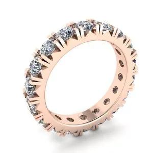 3 Karat Ewigkeitsdiamantband aus 18 Karat Roségold - Foto 3