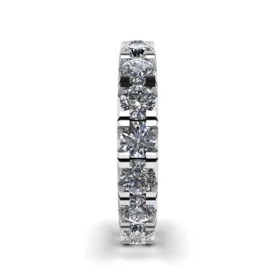 3 Karat Ewigkeitsdiamantband aus 18 Karat Weißgold - Foto 2
