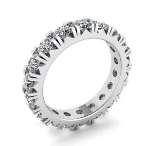 3 Karat Ewigkeitsdiamantband aus 18 Karat Weißgold - Foto 3
