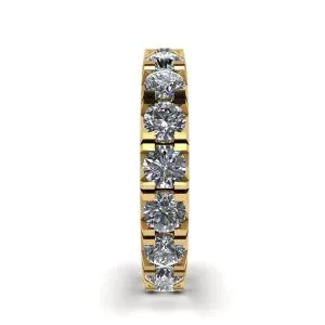 3 Karat Ewigkeitsdiamantband aus 18 Karat Gelbgold - Foto 2
