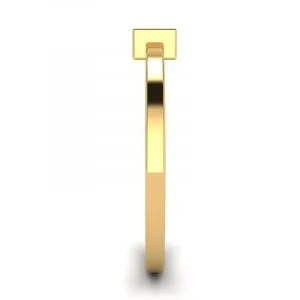 Kleiner Ring mit Prinzessinnendiamant La Promesse aus Gelbgold - Foto 2