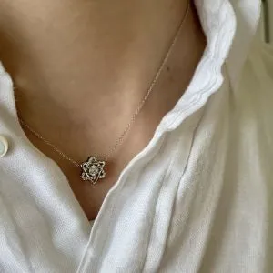 Diamant-David-Stern-Anhänger - Foto 3