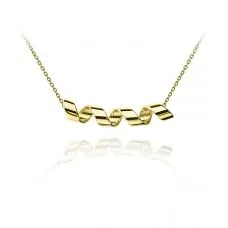 Smile-Halskette aus 18-karätigem Gelbgold – Ruban-Kollektion