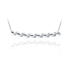 Big Smile-Halskette mit Diamanten und Seeperlen – Ruban-Kollektion