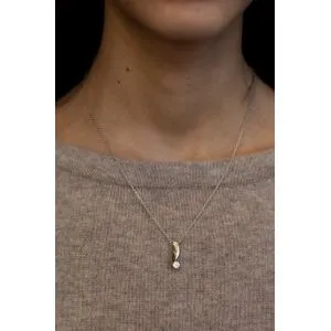 Anhänger mit 4,5 mm Diamant – Ruban-Kollektion - Foto 3
