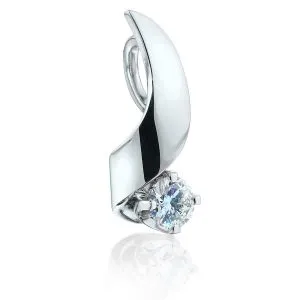 Anhänger mit 4,5 mm Diamant – Ruban-Kollektion - Foto 2
