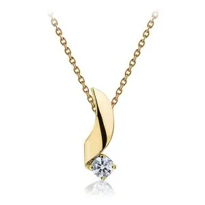 Anhänger mit 4,5 mm Diamant – Ruban-Kollektion - Foto 1